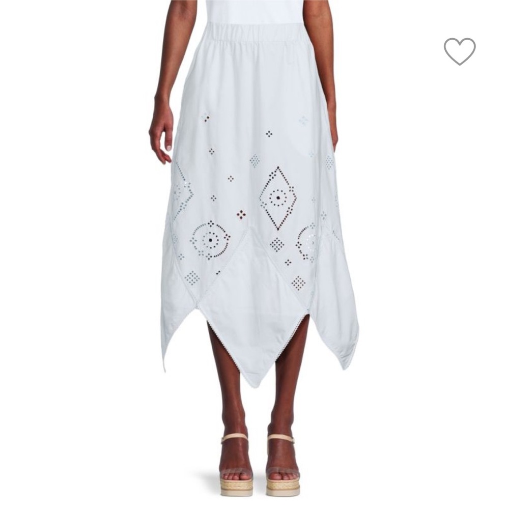 Brand new GANNI Sciffli Asymmetric Hem Skirt. Size 6. Sold out everywhere!